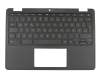 Teclado incl. topcase DE (alemán) negro/negro original para la série Acer Chromebook Spin 11 (R751TN)