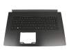 NSK-REFBC teclado incl. topcase original Acer DE (alemán) negro/negro con retroiluminacion (GTX 1050)