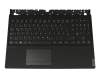 5CB0U42715 teclado incl. topcase original Lenovo DE (alemán) negro/negro con retroiluminacion