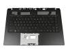 957-16Q21E-C06 teclado incl. topcase original MSI DE (alemán) negro/negro con retroiluminacion