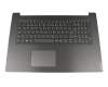 Teclado incl. topcase DE (alemán) gris/canaso original para Lenovo V340-17IWL (81RG)