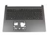 6B.HEDN7.011 teclado incl. topcase original Acer DE (alemán) negro/negro