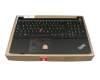 PK131HK2B11 teclado incl. topcase original Lenovo DE (alemán) negro/negro con retroiluminacion y mouse stick