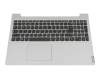 Teclado incl. topcase DE (alemán) negro/blanco original para Lenovo IdeaPad L340-15IWL (81LG)