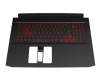 NKI151315N teclado incl. topcase original Acer DE (alemán) negro/negro con retroiluminacion (GTX 1650)