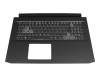 6B.Q84N2.077 teclado incl. topcase original Acer DE (alemán) negro/negro con retroiluminacion (GTX 1660/RTX 2060)