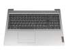 Teclado incl. topcase DE (alemán) gris/plateado original para Lenovo IdeaPad 3-15ARE05 (81W4)