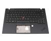 5M10Z27459 teclado incl. topcase original Lenovo DE (alemán) negro/negro con retroiluminacion y mouse stick WLAN
