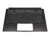 Teclado incl. topcase DE (alemán) negro/negro con retroiluminacion original para MSI GS75 Stealth 10SE/10SGS (MS-17G3)