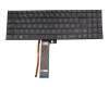 40074546 teclado original Medion DE (alemán) negro/negro con retroiluminacion