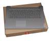 5CB1B96592 teclado incl. topcase original Lenovo DE (alemán) gris/canaso