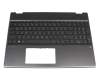 Teclado incl. topcase DE (alemán) negro/negro original para HP Pavilion X360 15-dq1000