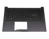 Teclado incl. topcase DE (alemán) negro/negro con retroiluminacion original para Asus VivoBook 15 S513IA