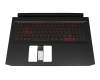 6B.Q84N2.047 teclado incl. topcase original Acer CH (suiza) negro/rojo/negro con retroiluminacion GTX1650