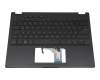 0KNR0-261GE00 teclado incl. topcase original Asus DE (alemán) negro/negro con retroiluminacion