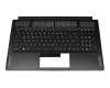 Teclado incl. topcase DE (alemán) negro/negro con retroiluminacion original para MSI GS76 Stealth 11UH/11UG/11UE (MS-17M1)