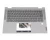 Teclado incl. topcase DE (alemán) gris/canaso original para Lenovo IdeaPad Flex 5-14ITL05 (82HS)