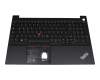 5M11C43775 teclado incl. topcase original Lenovo DE (alemán) negro/negro con retroiluminacion y mouse stick