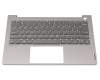 5CB1C72430 teclado incl. topcase original Lenovo UK (Inglés) gris/canaso con retroiluminacion