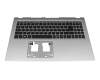 6B.A1DN2.001 teclado incl. topcase original Acer US (Inglés) negro/negro con retroiluminacion