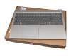 5CB0R07371 teclado incl. topcase original Lenovo FR (francés) gris/plateado