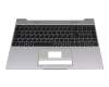 40077073 teclado incl. topcase original Medion DE (alemán) negro/canaso con retroiluminacion