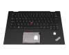 01HY839 teclado incl. topcase original Lenovo UK (Inglés) negro/negro con retroiluminacion y mouse stick