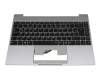 40078934 teclado incl. topcase original Medion DE (alemán) negro/canaso con retroiluminacion