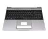 40083050 teclado incl. topcase original Medion DE (alemán) negro/canaso con retroiluminacion