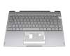 40070024 teclado incl. topcase original Medion DE (alemán) gris/canaso
