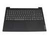 5CB0X57459 teclado incl. topcase original Lenovo DE (alemán) gris/canaso