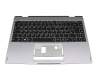 40072851 teclado incl. topcase original Medion DE (alemán) negro/canaso con retroiluminacion