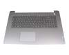 5CB1B97470 teclado incl. topcase original Lenovo DE (alemán) gris/canaso