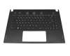 957-16V11E-C06 teclado incl. topcase original MSI DE (alemán) negro/negro