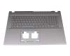 6B.K66N2.014 teclado incl. topcase original Acer DE (alemán) gris/canaso con retroiluminacion