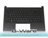 L61504-041 teclado incl. topcase original HP DE (alemán) negro/canaso