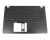 Teclado incl. topcase SF (suiza-francés) negro/negro original para Acer Aspire 3 (A315-54)