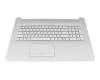L92785-BG1 teclado incl. topcase original HP SF (suiza-francés) plateado/plateado con retroiluminacion