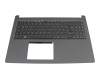 Teclado DE (alemán) negro con retroiluminación original para Acer Aspire 1 (A115-31)