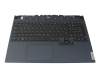 5CB1C74844 teclado incl. topcase original Lenovo DE (alemán) negro/azul con retroiluminacion