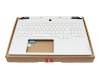 5CB1N6148 teclado incl. topcase original Lenovo US (Inglés) blanco/blanco con retroiluminacion