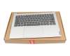 Teclado incl. topcase DE (alemán) negro/plateado con retroiluminacion original para Lenovo Yoga Slim 7 Pro-14IHU5 (82NC)