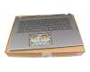 6B.J02N8.019 teclado incl. topcase original Acer CH (suiza) gris/canaso con retroiluminacion
