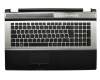BA75-02698C teclado incl. topcase original Samsung DE (alemán) negro/antracita