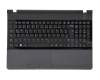 BA75-03590C teclado incl. topcase original Samsung DE (alemán) negro/negro
