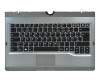 MP-11C36003D853 teclado incl. topcase original Fujitsu DE (alemán) negro/canaso
