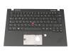 102-18F86LHC01C teclado incl. topcase original Lenovo DE (alemán) negro/negro con retroiluminacion y mouse stick