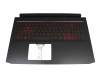 104003EKC03 teclado incl. topcase original Acer DE (alemán) negro/rojo/negro con retroiluminacion