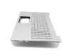 13N0-P9A0841 teclado incl. topcase original Asus PO (portugués) plateado/plateado con retroiluminacion