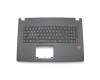 13N1-0XA0811 teclado incl. topcase original Asus SF (suiza-francés) negro/negro con retroiluminacion